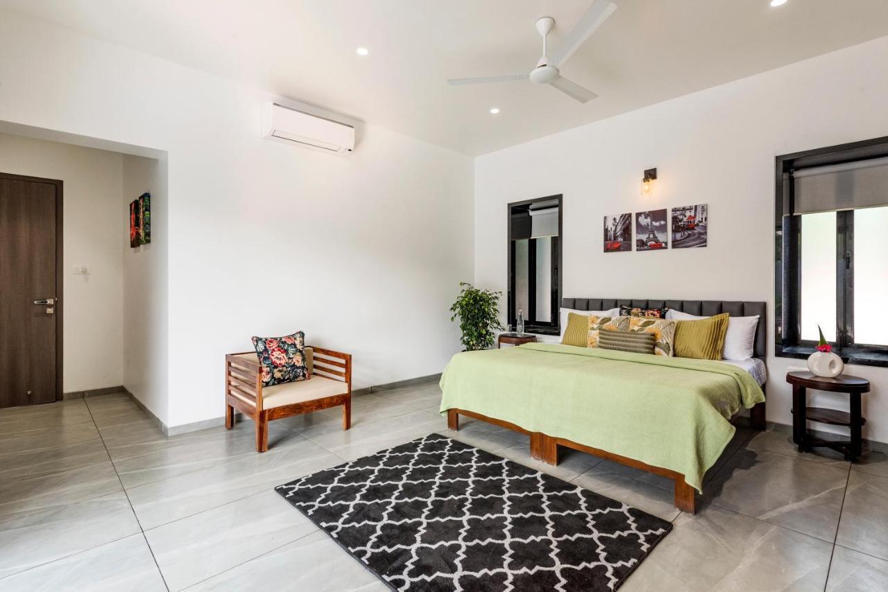 Saffronstays Mayfair Gardens 4 Bedroom Petfriendly Pool Villa Alībāg Exteriör bild
