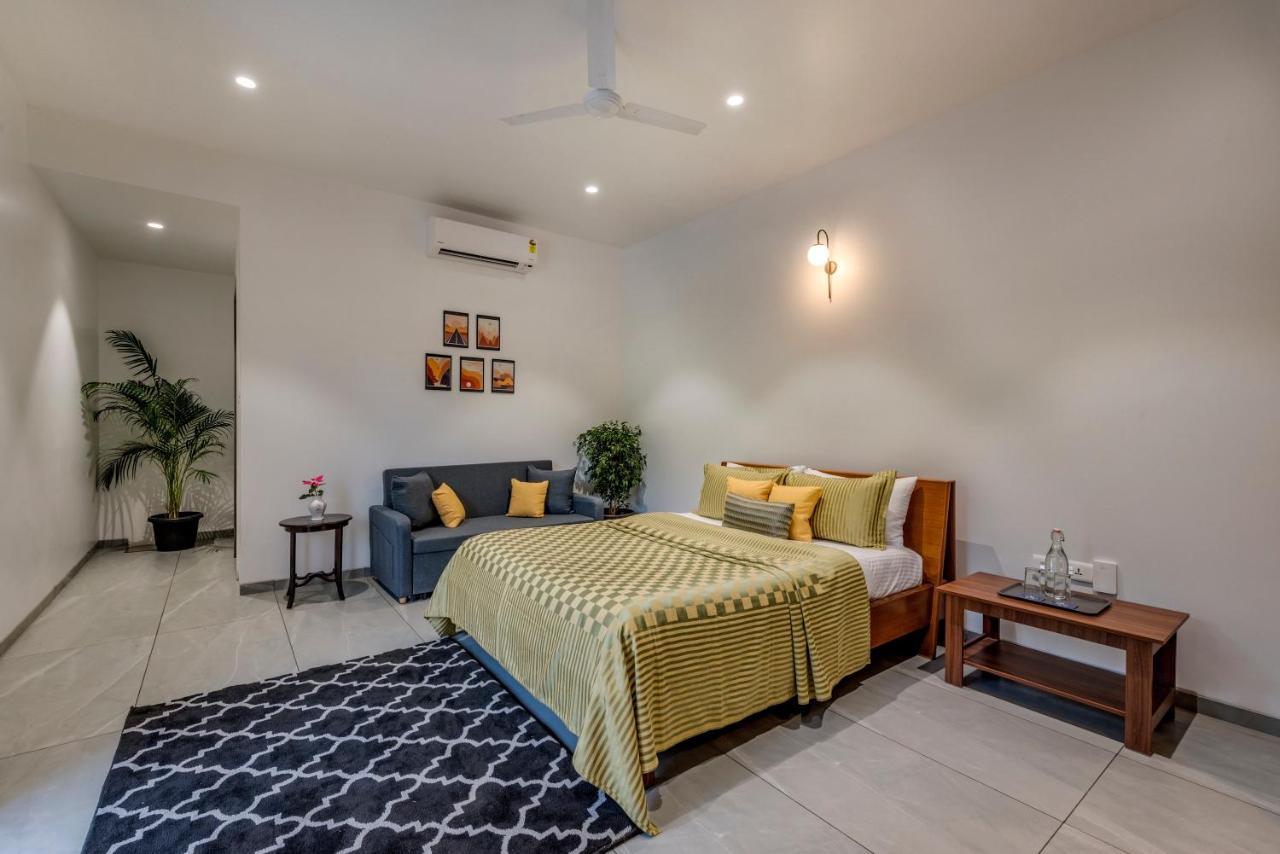 Saffronstays Mayfair Gardens 4 Bedroom Petfriendly Pool Villa Alībāg Exteriör bild
