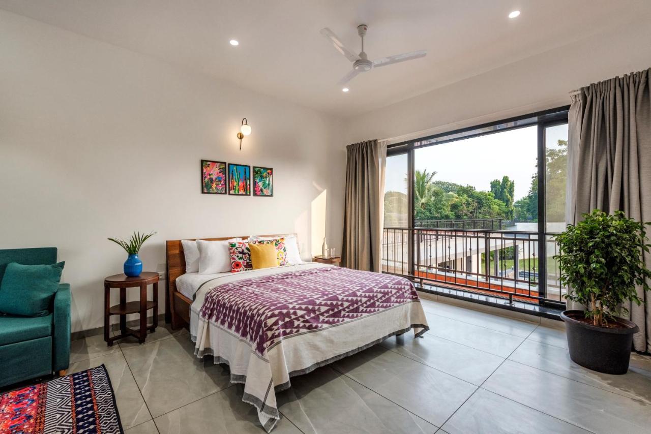 Saffronstays Mayfair Gardens 4 Bedroom Petfriendly Pool Villa Alībāg Exteriör bild