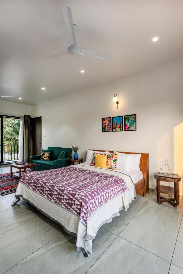 Saffronstays Mayfair Gardens 4 Bedroom Petfriendly Pool Villa Alībāg Exteriör bild