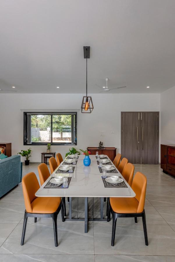 Saffronstays Mayfair Gardens 4 Bedroom Petfriendly Pool Villa Alībāg Exteriör bild