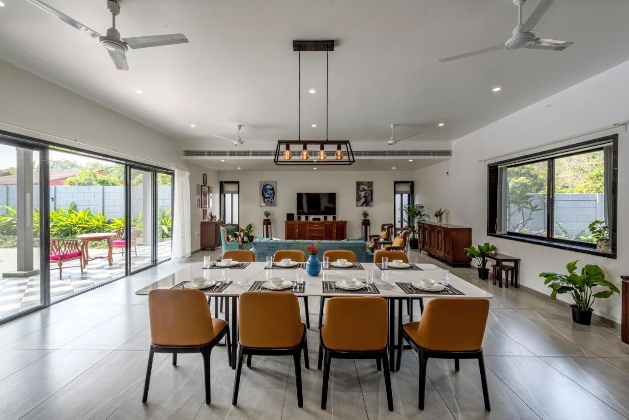 Saffronstays Mayfair Gardens 4 Bedroom Petfriendly Pool Villa Alībāg Exteriör bild